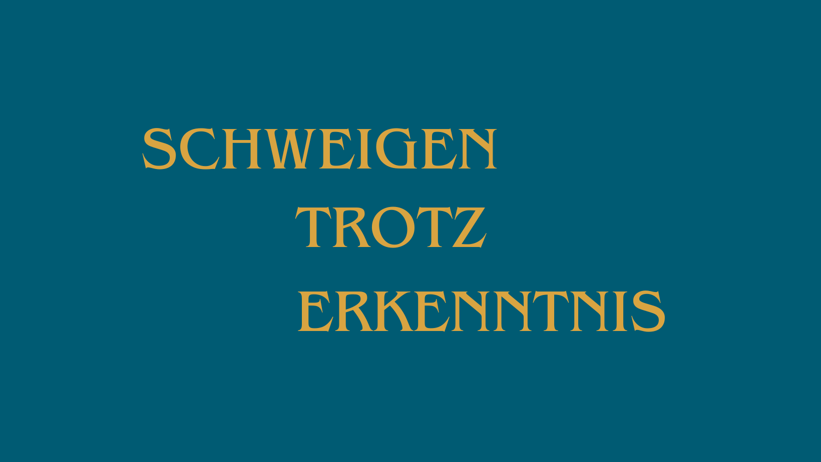 Warum du trotz Erkenntnis immer wieder schweigst